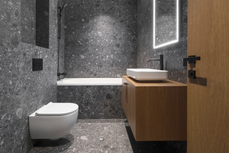 Granit w łazience